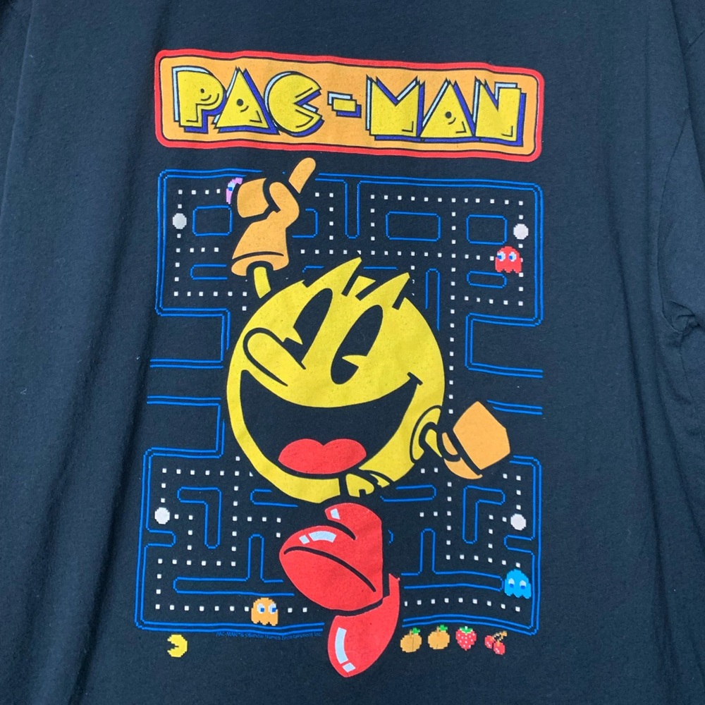 Pac-Man Black Graphic T-Shirt